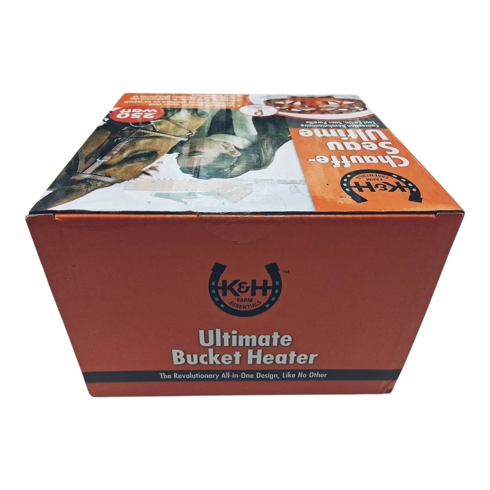 K&H Farm Essentials Ultimate Bucket & Stock Pond Tank Heater Stock Deicer Horses